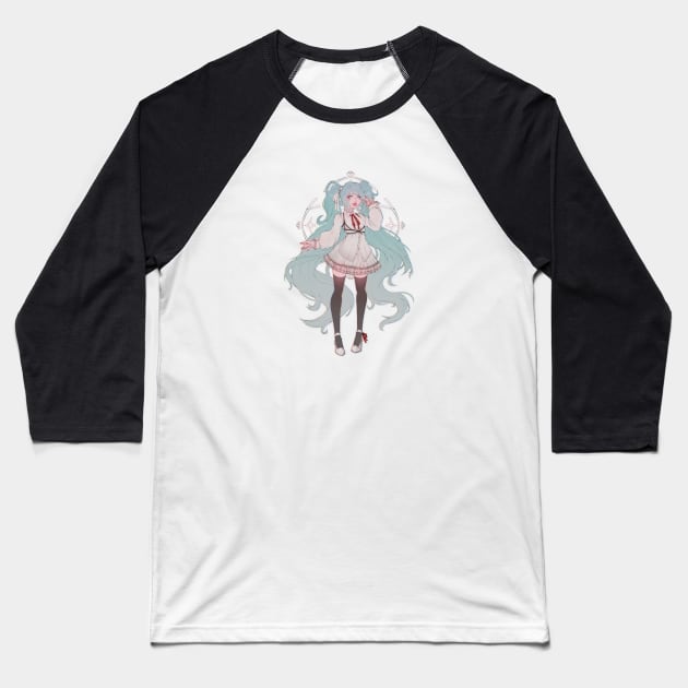 Hatsune Miku Baseball T-Shirt by Thirea